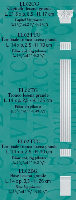 Bovelacci. Eurostyl. Пилястры