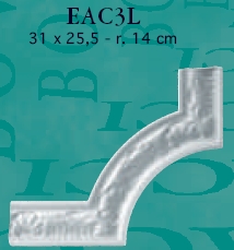 Уголок к планке стеновой (молдингу) C3L