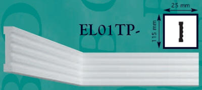 Планка стеновая (молдинг) EL01TP