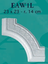 Уголок к планке стеновой (молдингу) W1L