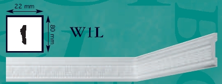 Планка стеновая (молдинг) W1L