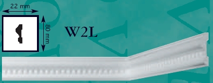 Планка стеновая (молдинг) W2L