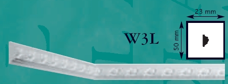 Планка стеновая (молдинг) W3L