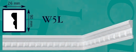 Планка стеновая (молдинг) W5L
