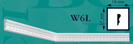 Планка стеновая (молдинг) W6L