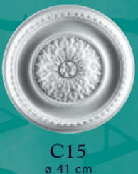 Розетка потолочная C15