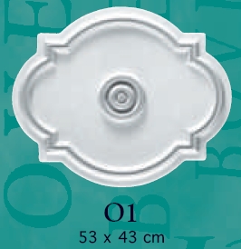 Розетка потолочная O1