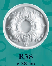 Розетка потолочная R38