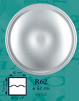 Розетка потолочная R62
