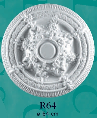 Розетка потолочная R64