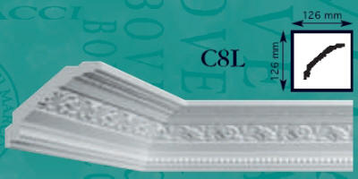 Багет потолочный C8L