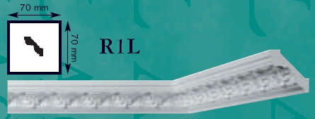 Плинтус потолочный R1L