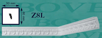 Плинтус потолочный Z8L