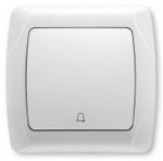 Кнопка звонка VI-KO Carmen белая Кнопка звонка VI-KO Carmen белая