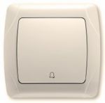 Кнопка звонка VI-KO Carmen кремовая Кнопка звонка VI-KO Carmen кремовая