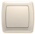 Выключатель VI-KO Carmen одноклавишный кремовый Выключатель VI-KO Carmen одноклавишный кремовый