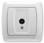 Розетка VI-KO Carmen телевизионная (TV) белая