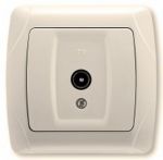 Розетка VI-KO Carmen телевизионная (TV) кремовая